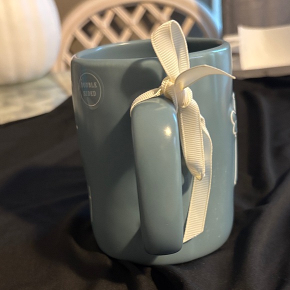 Rae Dunn Blue 'Peace On Earth' Mug NWT - Picture 4 of 6